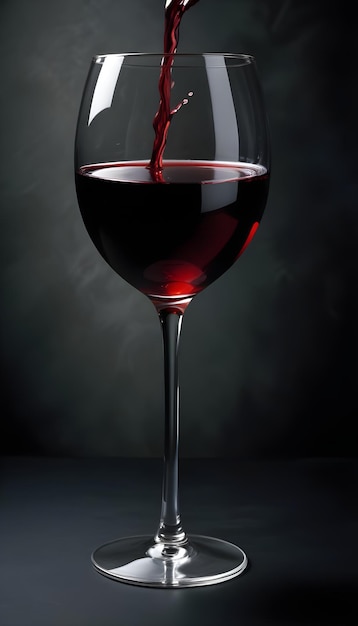 verser du vin dans un verre