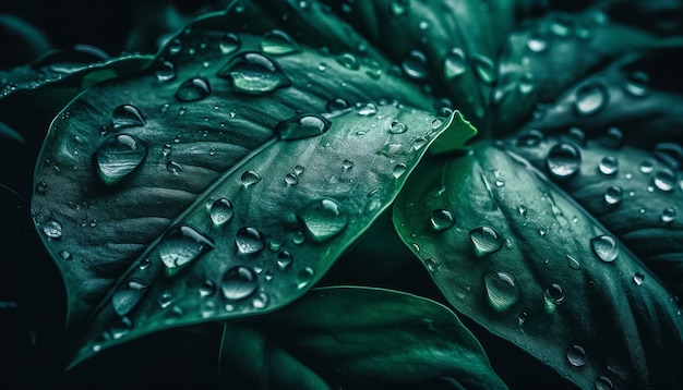 Le vert laisse un fond naturel