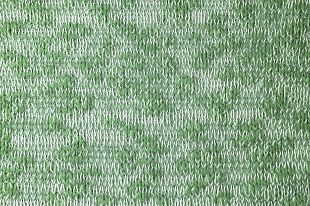 Vert vif blanc mélange tricots laine tissu texture background abstrait textile toile de fond