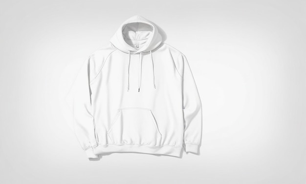 une veste blanche avec un capuchon blanc qui dit le mot citation sur elle