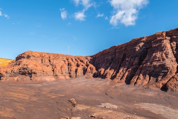 Vestiges des anciennes mines de Riotinto à Huelva Espagne