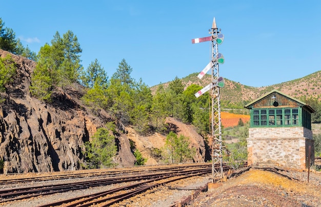 Vestiges des anciennes mines de Riotinto à Huelva Espagne