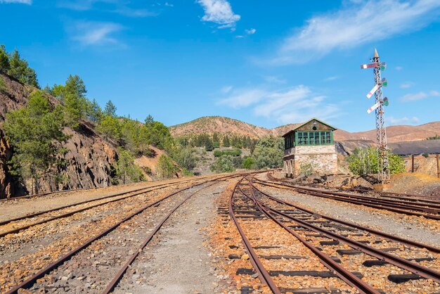 Vestiges des anciennes mines de Riotinto à Huelva Espagne