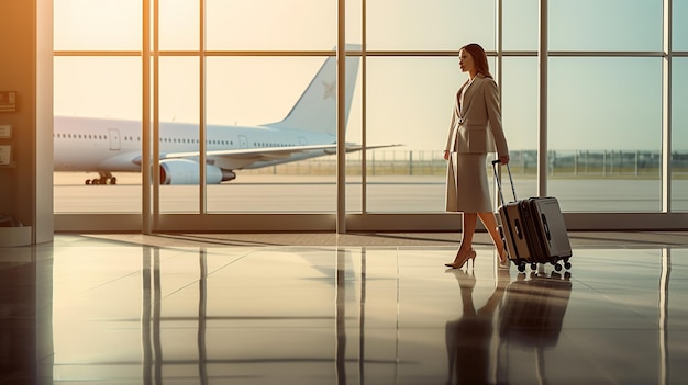 vêtements d'affaires femme voyage femme aéroport voyage départ retard de départ