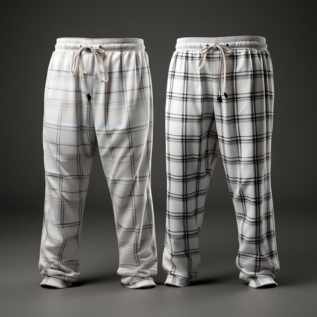 Vêtements Pantalons de salon Pantalons en flanelle Pyjama Pantalons à sangles de taille O Vêtements serrés pour le gymnase Sports de base