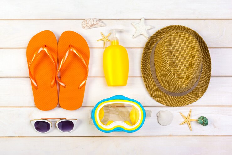 Photo vêtements de plage et accessoires