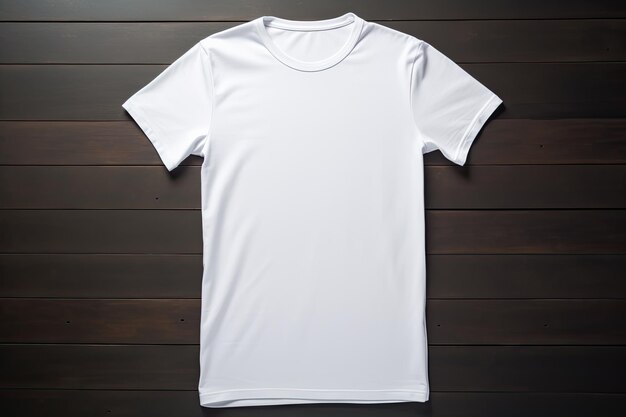 Vêtements tshirt blanc sur fond noir isolé