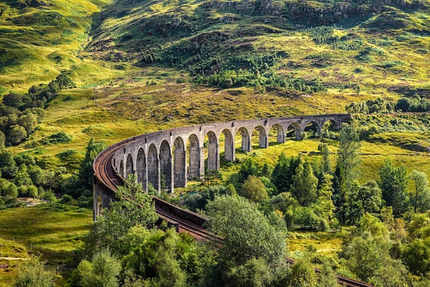 Viaduc ferroviaire de Glenfinnan en Ecosse