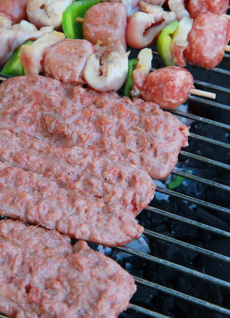 viande au barbecue