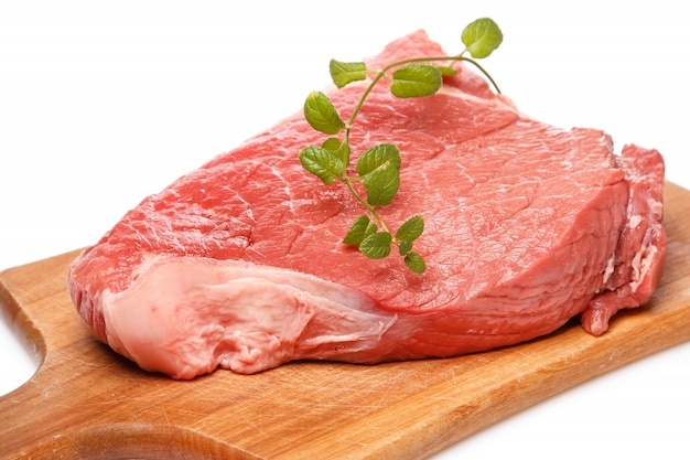 Viande fraîche crue