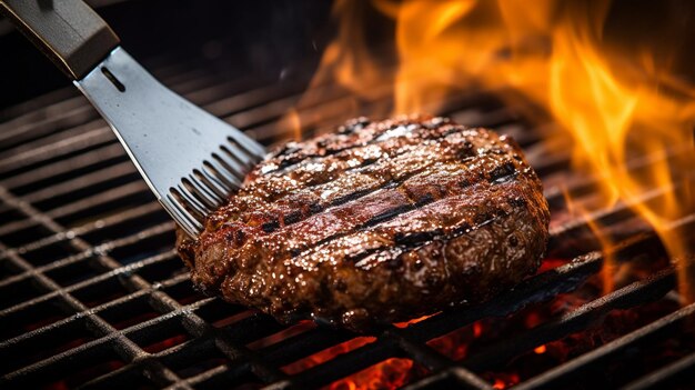 viande et légumes grillés