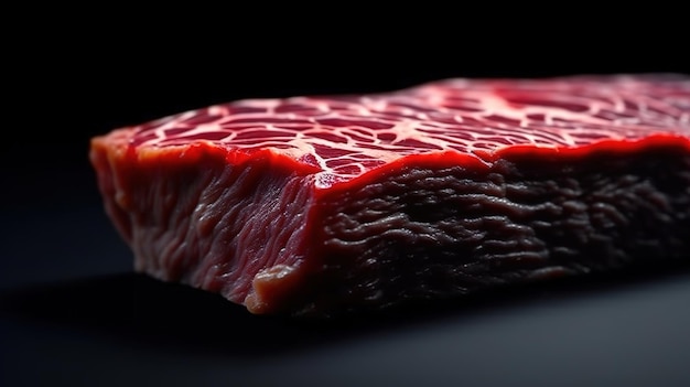 Photo la viande de miyazaki wagyu a5