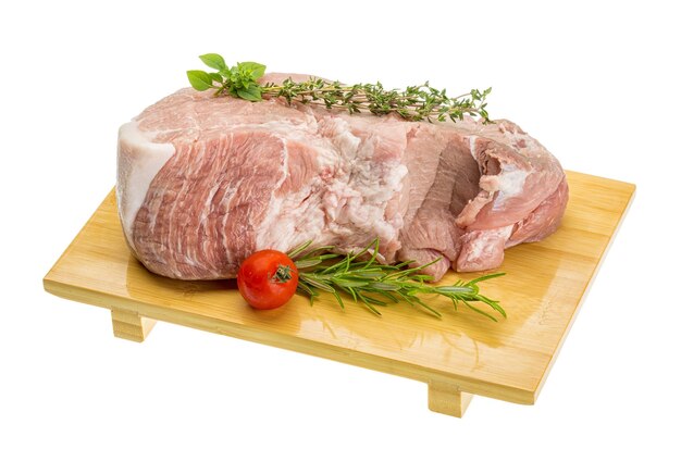 Viande de porc cru