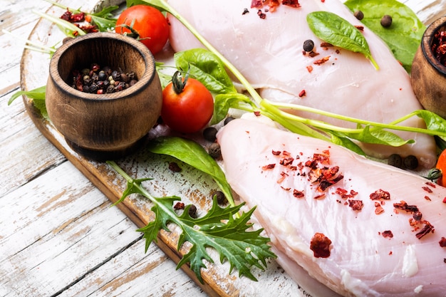 Viande de poulet fraîche