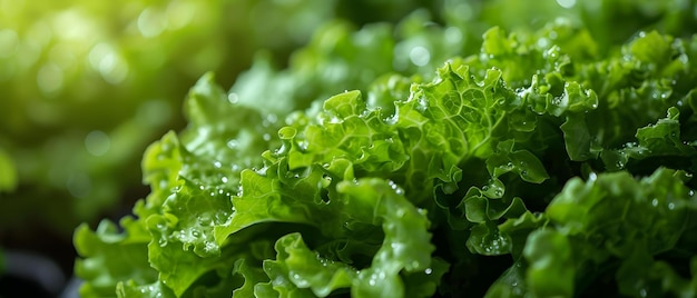 Photo vibrant hydroponic lettuce garden concept de fraîcheur et de pureté hydroponics lettuce gardens vibrant freshness