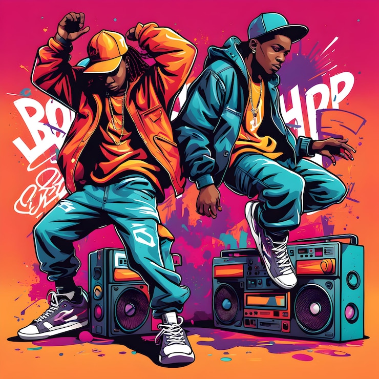 Photo les vibrations du hip-hop