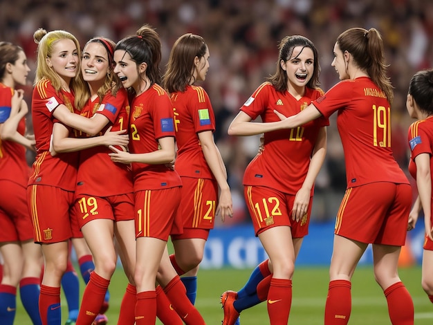 Victoire du football national féminin espagnol
