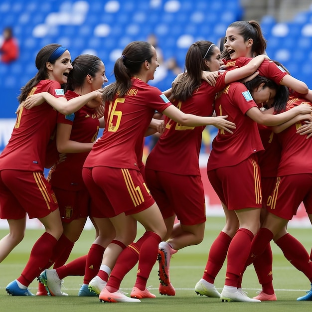 Victoire de l'équipe nationale féminine espagnole de football