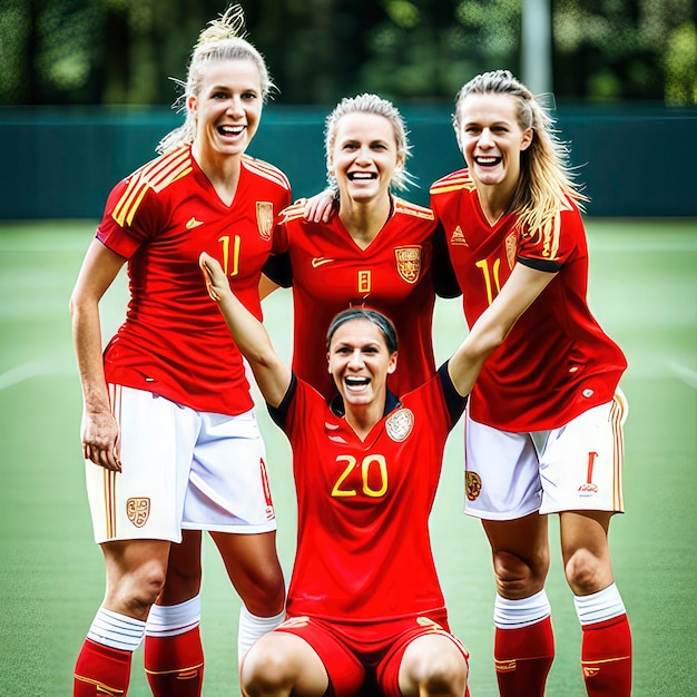 Victoire de l'équipe nationale féminine espagnole de football