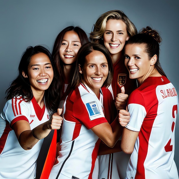 Photo victoire de l'équipe nationale féminine espagnole de football