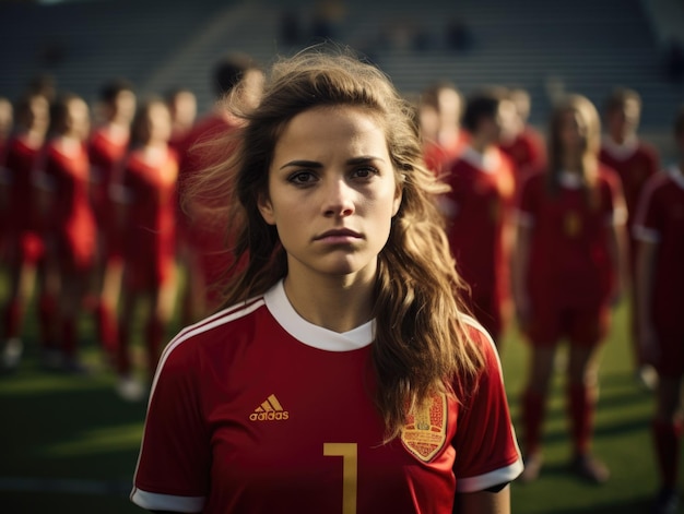 Photo victoire de l'équipe nationale de football féminine d'espagne