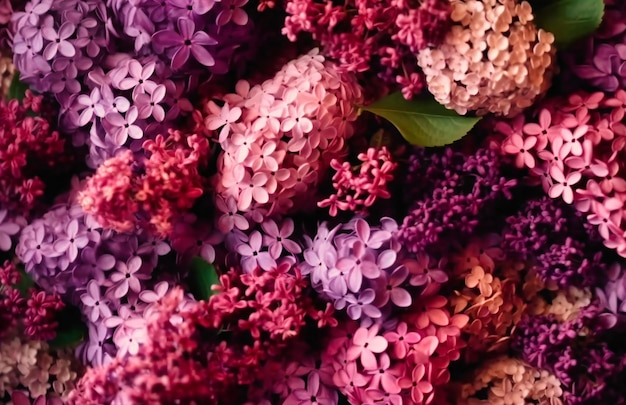 Vidéos et rushes de Mur de fleur de lilas