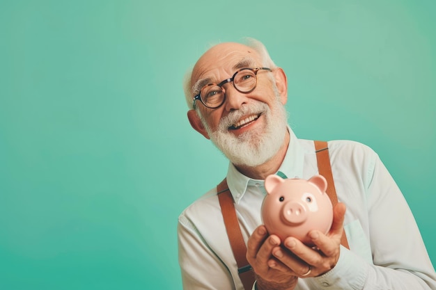 Le vieil homme avec la cochonne