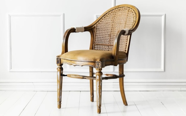 Une vieille chaise vintage