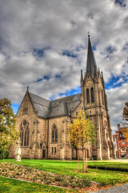 Photo vieille église catholique fulda hessen allemagne