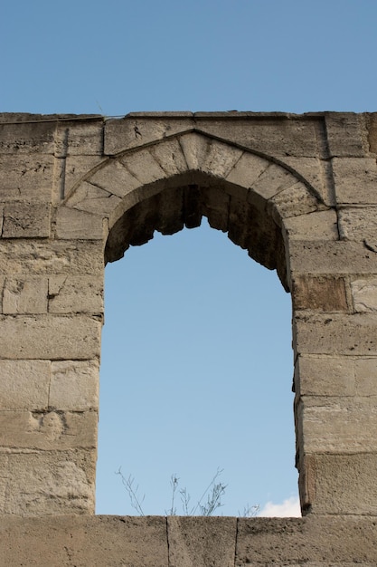 Vieille fenêtre Architecture des ruines d'Istanbul