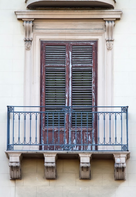 Photo vieille fenêtre sicilienne
