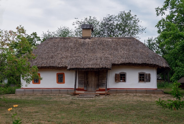 Vieille maison en bois. Architecture européenne