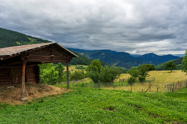 Vieille maison en bois à Savsat, province d'Artvin, Turquie