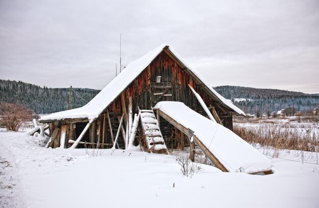 vieille maison en bois