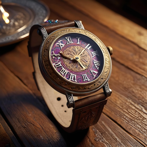 Photo une vieille montre de poignet