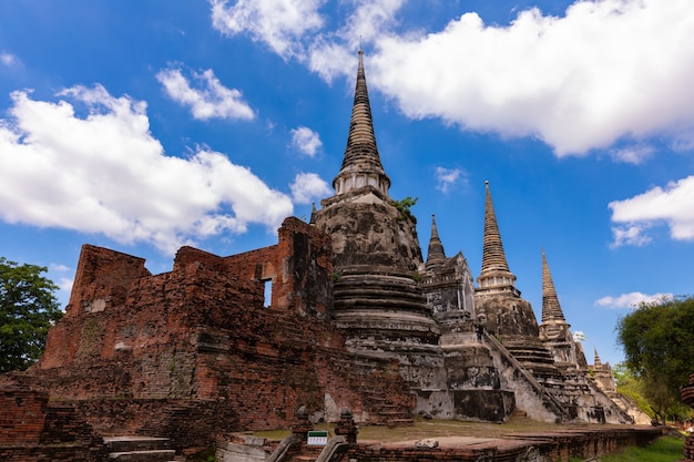 vieille pagode d&#39;ayutthaya