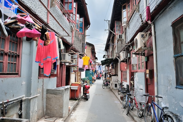 Vieille rue à Shanghai