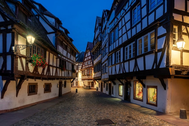 vieille rue de Strasbourg en France