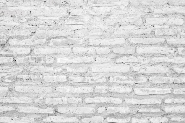 vieille texture de mur de briques blanches pour le fond