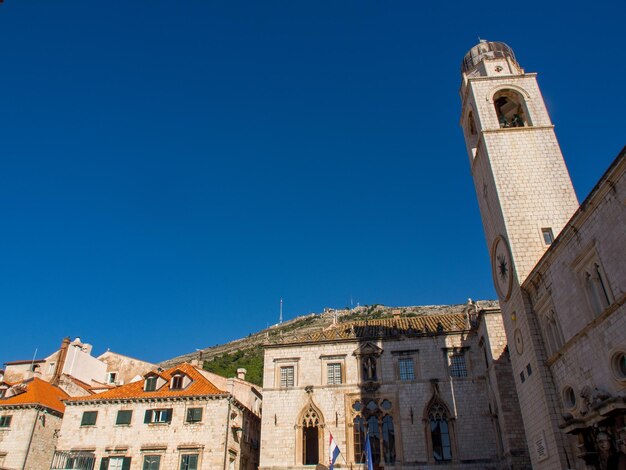 la vieille ville de Dubrovnik en Croatie