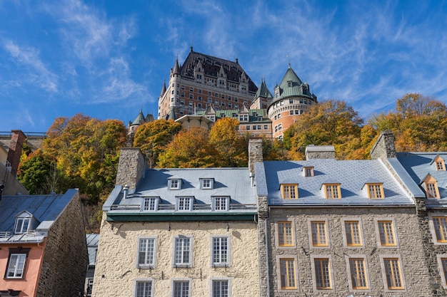 Vieille ville de Québec en automne