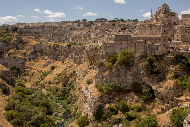 Vieille ville Les Sassi di Matera sont deux quartiers de la ville italienne de Matera, Basilicate