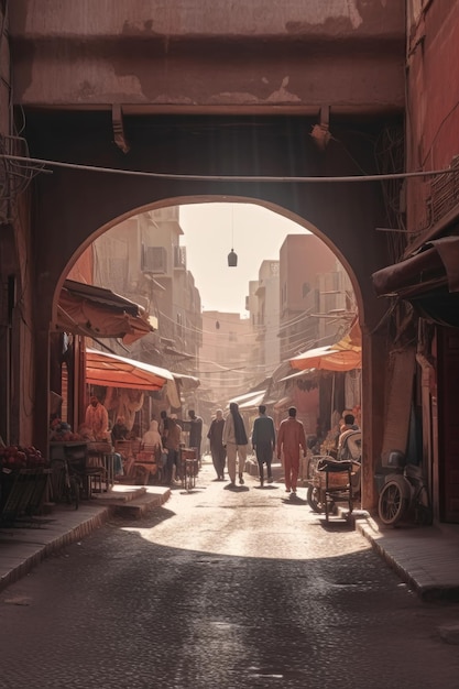 Vieille ville traditionnelle de Marrakech