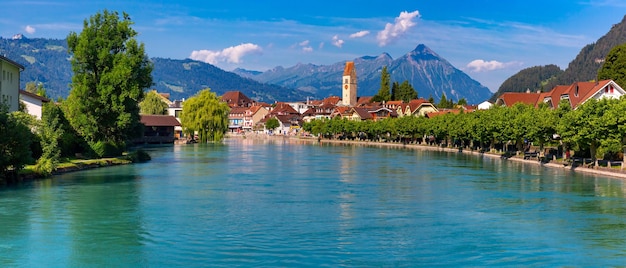 Vieille ville d'Unterseen, Interlaken, Suisse