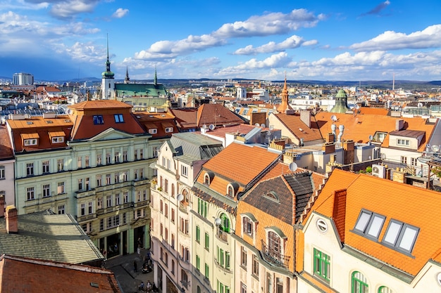 Vieille ville de la ville de Brno en République tchèque