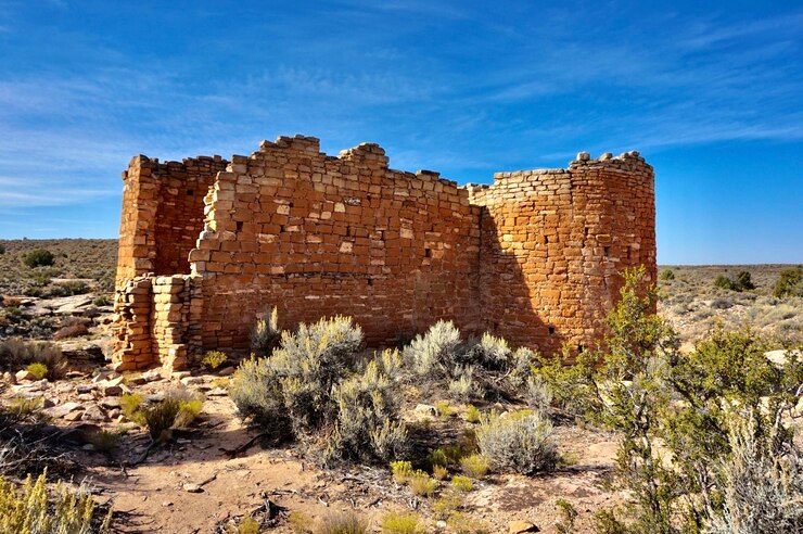 Photo les vieilles ruines contre le ciel
