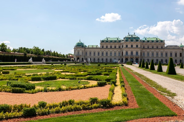 Vienne Autriche juin 15 2023 vue sur les jardins du Belvédère à Vienne