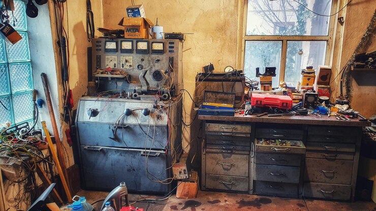Photo vieux bâtiment abandonné