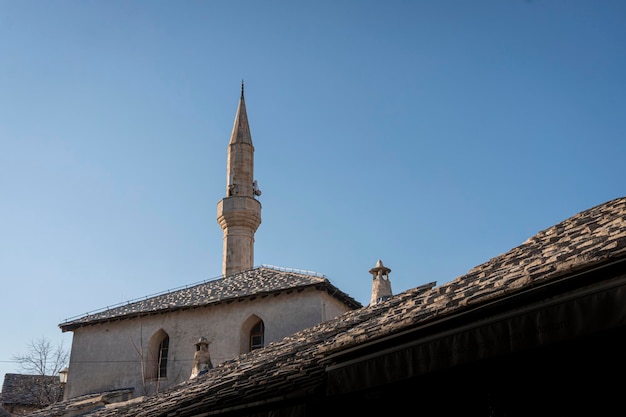 Vieux bâtiments de la ville de Mostar, Bosnie-Herzégovine