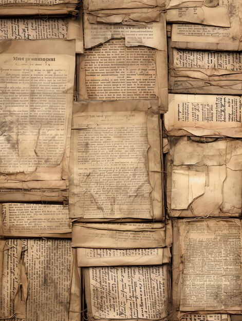 Vieux dictionnaire Pages d'arrière-plan Crafting scrapbooking conception modèle sans couture pour le journal de déchets
